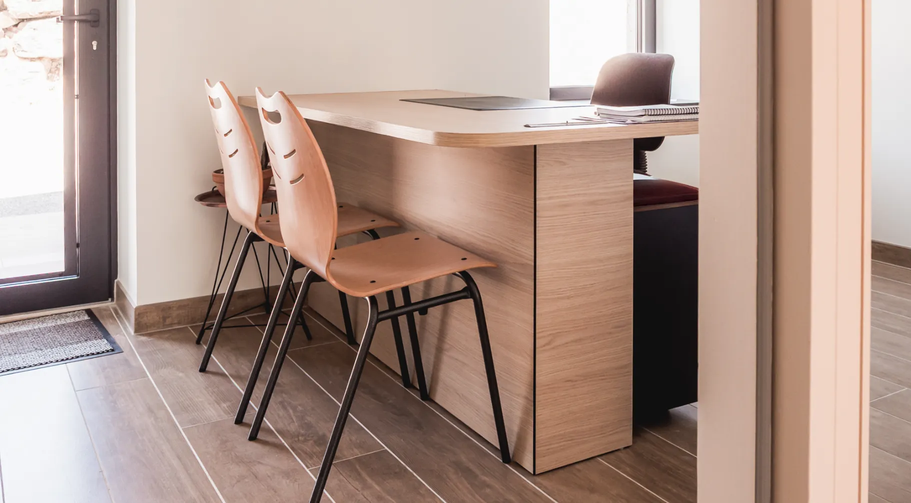 Chantier mairie, mobilier design et fonctionnel sur-mesure.